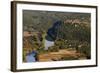 Panorama over the Dordogne River, Bastide of Domme, Domme, Dordogne, Perigord, France, Europe-Nathalie Cuvelier-Framed Photographic Print