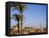 Panorama over the Sprawling Ruins of Karnak Temple, Luxor-Julian Love-Framed Stretched Canvas
