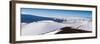 Panorama photograph of snow on the summit of Mauna Kea, Hawaii-Mark A Johnson-Framed Photographic Print