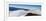 Panorama photograph of snow on the summit of Mauna Kea, Hawaii-Mark A Johnson-Framed Photographic Print