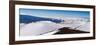 Panorama photograph of snow on the summit of Mauna Kea, Hawaii-Mark A Johnson-Framed Photographic Print