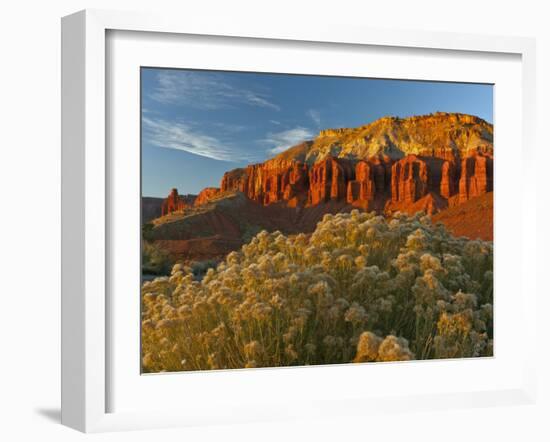 Panorama Point, Capitol Reef National Park, Utah, USA-Cathy & Gordon Illg-Framed Premium Photographic Print