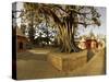 Panorama Produced by Joining Several Images, at One of the Holiest Hindu Sites, Kathmandu-Don Smith-Stretched Canvas