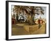 Panorama Produced by Joining Several Images, at One of the Holiest Hindu Sites, Kathmandu-Don Smith-Framed Photographic Print