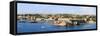 Panorama. Rhodes Town Harbor. Rhodes, Greece-Tom Norring-Framed Stretched Canvas