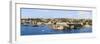 Panorama. Rhodes Town Harbor. Rhodes, Greece-Tom Norring-Framed Photographic Print