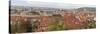 Panorama. Roofs. Cityscape. View from Prague Castle. Prague. Czech Republic-Tom Norring-Stretched Canvas