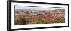 Panorama. Roofs. Cityscape. View from Prague Castle. Prague. Czech Republic-Tom Norring-Framed Photographic Print