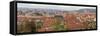 Panorama. Roofs. Cityscape. View from Prague Castle. Prague. Czech Republic-Tom Norring-Framed Stretched Canvas