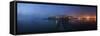 Panorama Saint Malo-Philippe Manguin-Framed Stretched Canvas