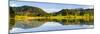 Panorama Scenery in Bavaria in the Allgäu with Water Mirroring-Wolfgang Filser-Mounted Photographic Print