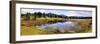 Panorama Scenery in Bavaria with Hegratsrieder in Front of the Ammergauer Mountains-Wolfgang Filser-Framed Photographic Print