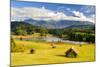 Panorama Scenery in Bavaria with View-Wolfgang Filser-Mounted Photographic Print