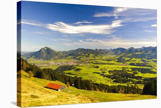 Panorama Scenery in Bavaria-Wolfgang Filser-Stretched Canvas