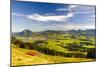 Panorama Scenery in Bavaria-Wolfgang Filser-Mounted Photographic Print