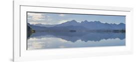 Panorama Scenery in the Forggensee in Bavaria-Wolfgang Filser-Framed Photographic Print