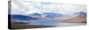 Panorama Snow Mountain Range and Lake Landscape at Scotland Highland Area United Kingdom-vichie81-Stretched Canvas