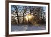 Panorama, Snowscape, Saaler Bodden-Catharina Lux-Framed Photographic Print