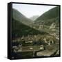 Panorama Taken from the Hautecour Road, Moutiers (Savoy, France), around 1900-Leon, Levy et Fils-Framed Stretched Canvas