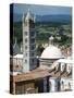 Panorama to Cathedral, Sienna, Tuscany, Italy-Peter Thompson-Stretched Canvas