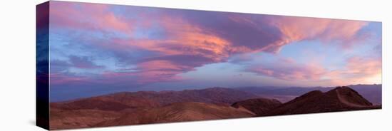 Panorama, USA, Death Valley National Park, Dantes View-Catharina Lux-Stretched Canvas