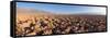 Panorama, USA, Death Valley National Park, Devil's Golf Course-Catharina Lux-Framed Stretched Canvas