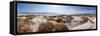 Panorama, USA, Death Valley National Park, Salt Creek-Catharina Lux-Framed Stretched Canvas