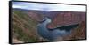 Panorama, USA, Flaming Gorge Nationwide Recreation Area-Catharina Lux-Framed Stretched Canvas