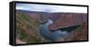 Panorama, USA, Flaming Gorge Nationwide Recreation Area-Catharina Lux-Framed Stretched Canvas