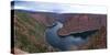 Panorama, USA, Flaming Gorge Nationwide Recreation Area-Catharina Lux-Stretched Canvas