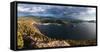 Panorama, USA, Flaming Gorge Nationwide Recreation Area-Catharina Lux-Framed Stretched Canvas