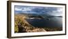 Panorama, USA, Flaming Gorge Nationwide Recreation Area-Catharina Lux-Framed Photographic Print