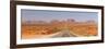 Panorama, USA, Monument Valley, Highway-Catharina Lux-Framed Photographic Print