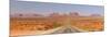 Panorama, USA, Monument Valley, Highway-Catharina Lux-Mounted Photographic Print