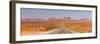 Panorama, USA, Monument Valley, Highway-Catharina Lux-Framed Photographic Print