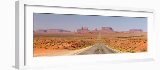 Panorama, USA, Monument Valley, Highway-Catharina Lux-Framed Photographic Print