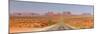 Panorama, USA, Monument Valley, Highway-Catharina Lux-Mounted Photographic Print