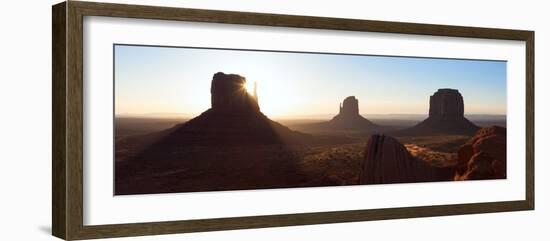 Panorama, USA, Monument Valley-Catharina Lux-Framed Photographic Print