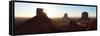 Panorama, USA, Monument Valley-Catharina Lux-Framed Stretched Canvas