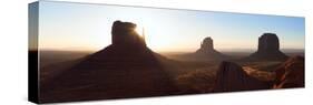 Panorama, USA, Monument Valley-Catharina Lux-Stretched Canvas