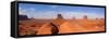 Panorama, USA, Monument Valley-Catharina Lux-Framed Stretched Canvas