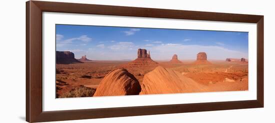 Panorama, USA, Monument Valley-Catharina Lux-Framed Photographic Print