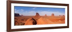 Panorama, USA, Monument Valley-Catharina Lux-Framed Photographic Print