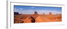 Panorama, USA, Monument Valley-Catharina Lux-Framed Photographic Print