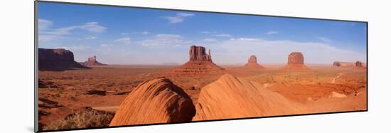 Panorama, USA, Monument Valley-Catharina Lux-Mounted Photographic Print