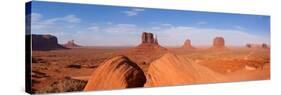 Panorama, USA, Monument Valley-Catharina Lux-Stretched Canvas