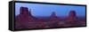 Panorama, USA, Monument Valley-Catharina Lux-Framed Stretched Canvas