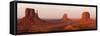 Panorama, USA, Monument Valley-Catharina Lux-Framed Stretched Canvas