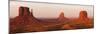 Panorama, USA, Monument Valley-Catharina Lux-Mounted Photographic Print