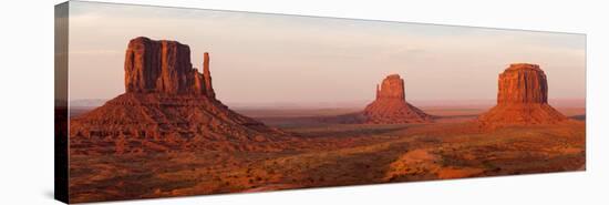 Panorama, USA, Monument Valley-Catharina Lux-Stretched Canvas